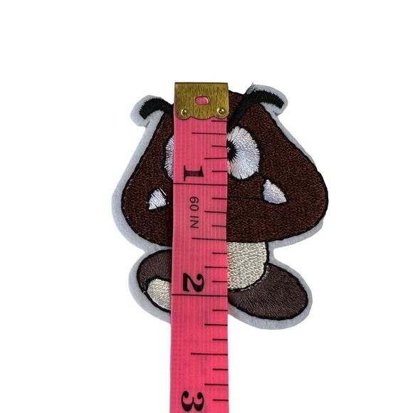 Super Mario Bros Goomba Character Embroidered Patch - Picture 3 of 4
